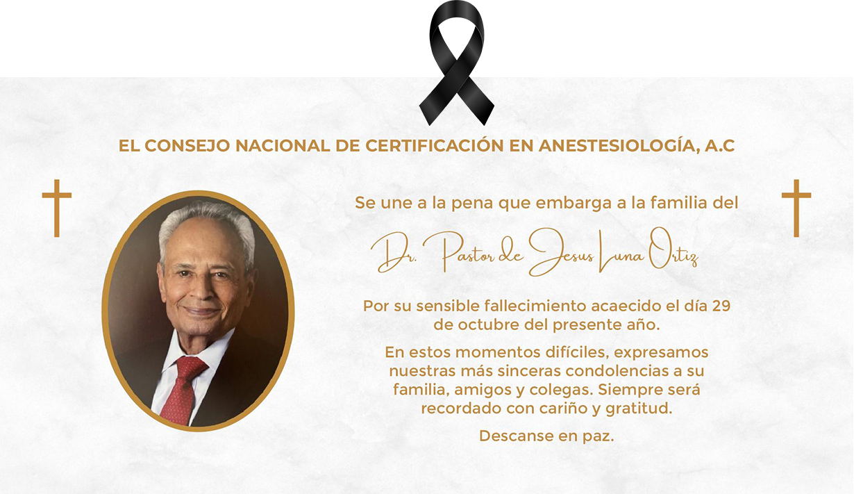 Consejo Nacional de Certificación en Anestesiología